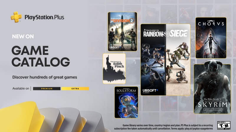 Vyie PS Plus predplatn dostan v novembri Skyrim, Rainbow Six Siege a The Division