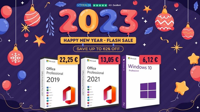 Novoron vpredaj 2023: Kpte si leglny Windows 10 a licenciu Office od 6,12 !