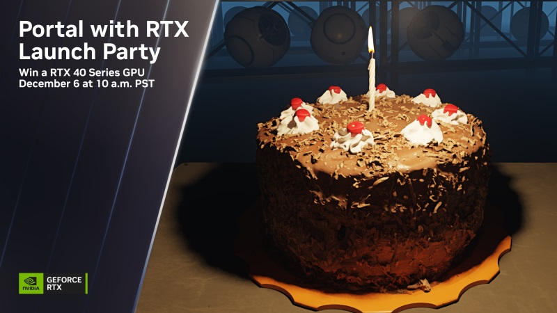 Nvidia na dnes pripravila Portal with RTX launch party