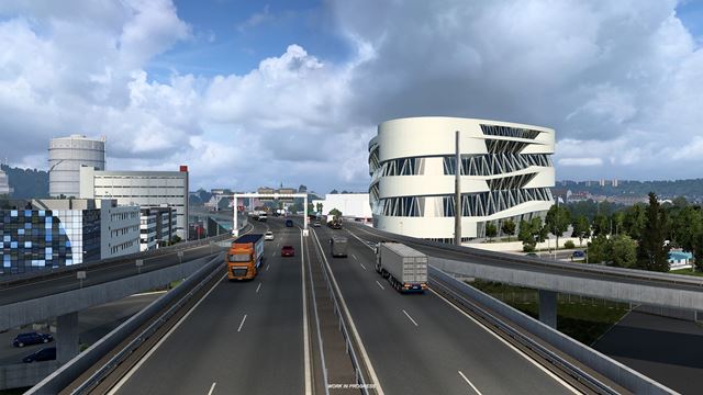 Euro Truck Simulator 2 ukazuje prepracovan� Stuttgart 