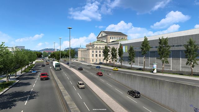 Euro Truck Simulator 2 ukazuje prepracovan� Stuttgart 