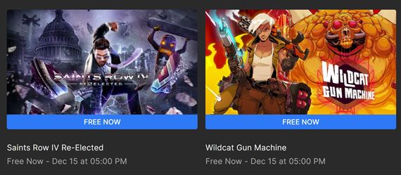 Epic zadarmo rozdáva hry Saints Row IV Reelected a Wildcat Gun Machine