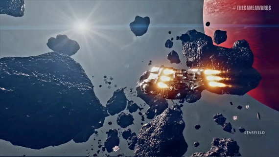 Starfield na Game Awards uk�zal nieko�ko sek�nd hrate�nosti
