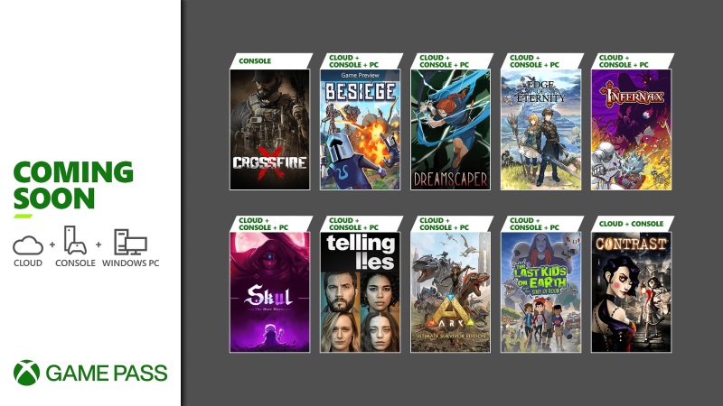 Nov Game Pass hry predstaven, vedie ich CrossfireX, pridva sa aj Ark