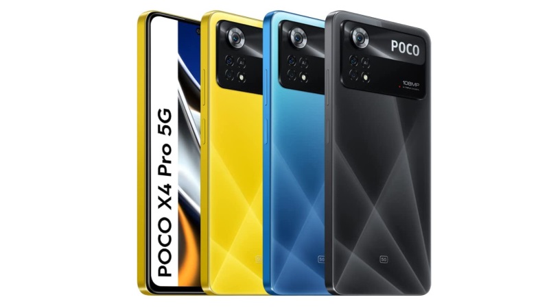 Amazon leakol Poco X4 Pro mobil