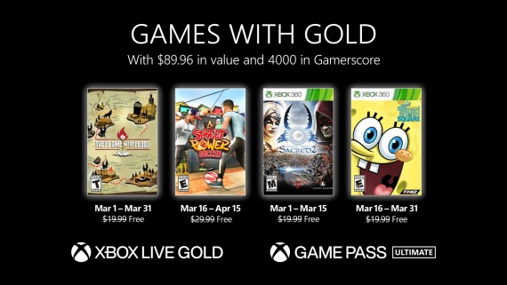 Games with Gold na marec predstaven�
