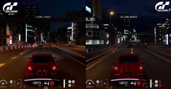 Porovnania Gran Turismo 7 vs GT Sport
