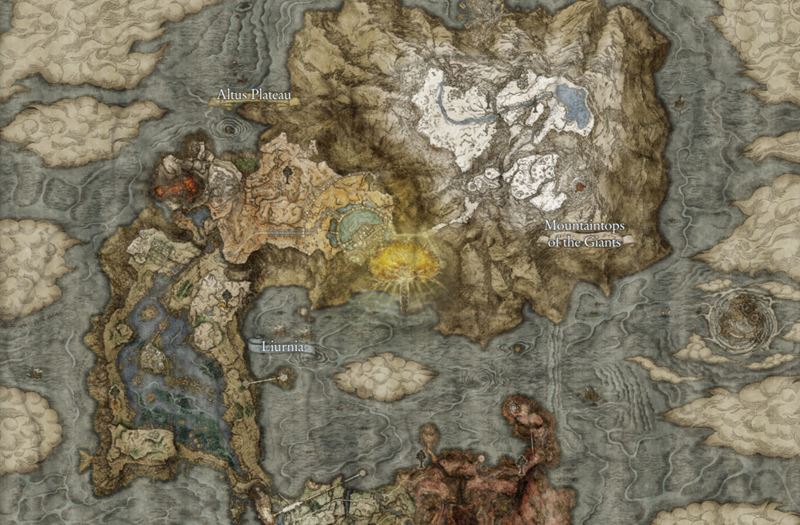 Interaktvna mapa Elden Ringu