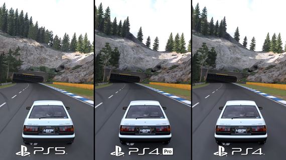 Gran Turismo 7 porovnanie medzi generáciami