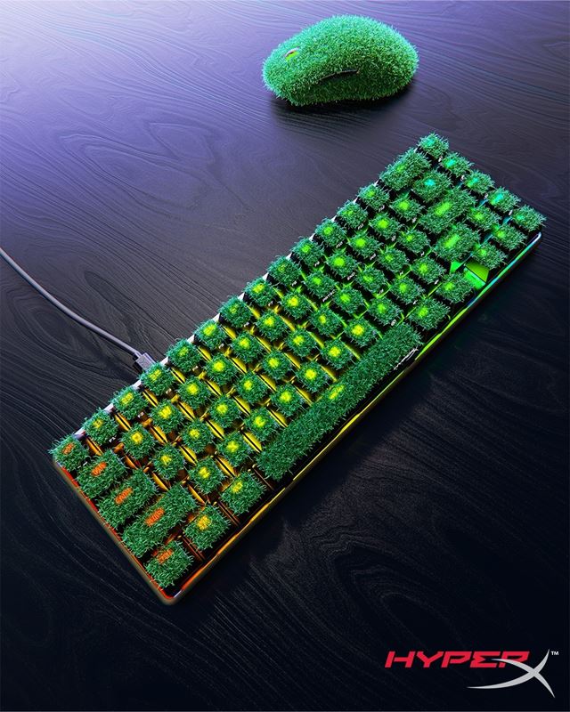 HyperX pon�ka doslova zelen� kl�vesy -  TCH Grass keycaps 