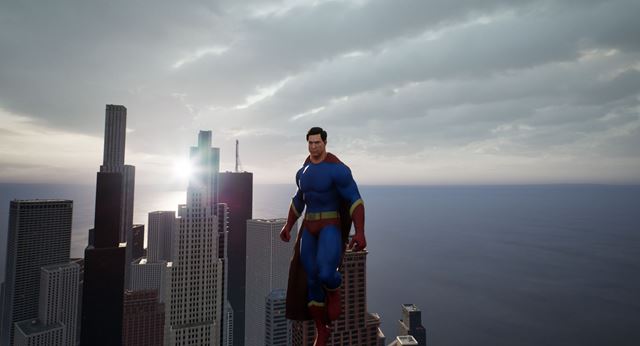 Stiahnite si Superman demo na Unreal Engine 5 