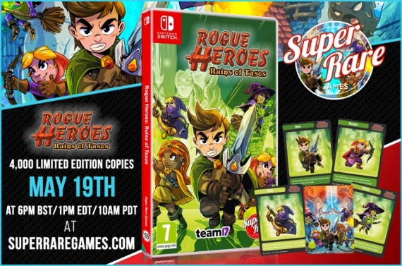 Rogue Heroes od Team17 dostane Switch limitku