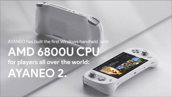 AYANEO2 PC handheld je dvakrát rýchlejší ako Steamdeck