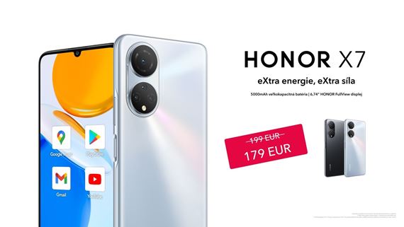 Honor X7 ponka decentn niiu triedu