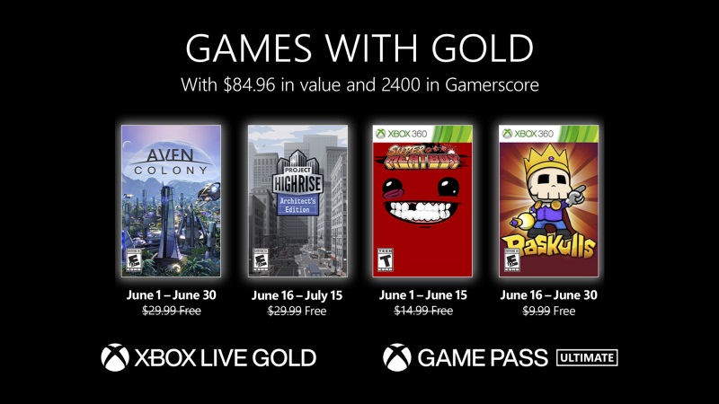 Games With Gold tituly na jn predstaven, vedie ich Aven Colony