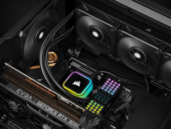 Corsair predstavil RGB Elite sériu svojich chladičov, už aj pre LGA1700 a AM5 sockety