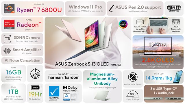 Asus predstavuje novú ponuku svojich OLED notebookov 