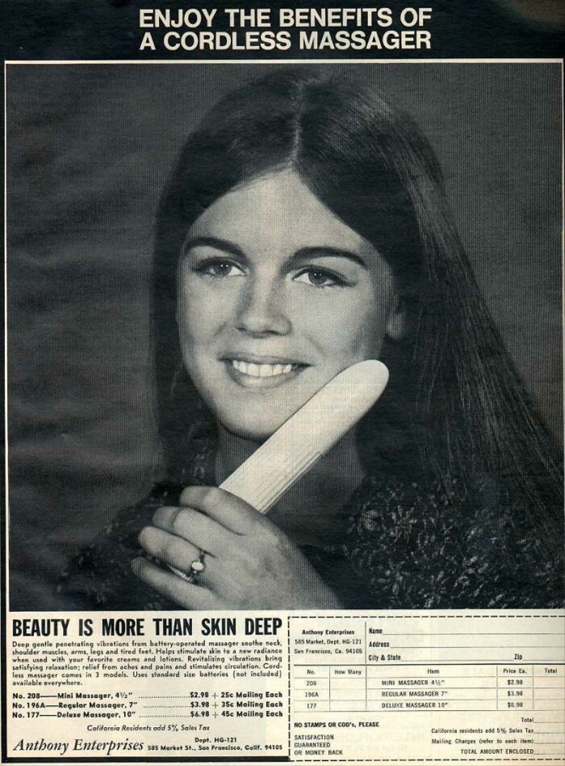 Hit roku 1971 - bezdrôtový masážny strojček