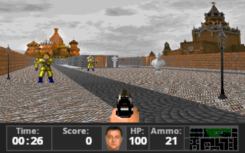 Kremlin 3D premiestni Wolfenstein 3D do krema s hlavnm hrdinom Zelenskm