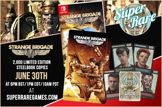 Kooperačná akcia Strange Brigade dostane na Switchi limitku