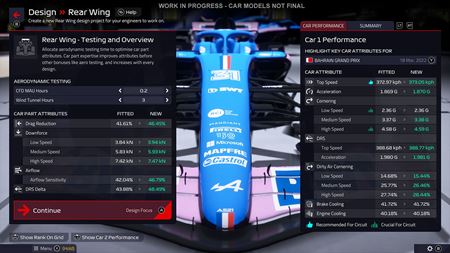 Rozsiahlej gameplay z F1 Manager 2022  