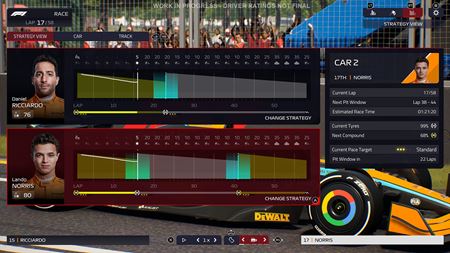 Rozsiahlej gameplay z F1 Manager 2022  