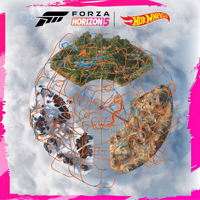 Mapa Forza Horizon 5: Hot Wheels expanzie vyzer zaujmavo 
