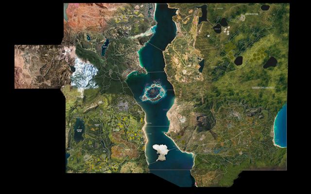 Ako by vyzeralo spojenie v�etk�ch m�p z Forza Horizon hier do jednej ve�kej mapy?  