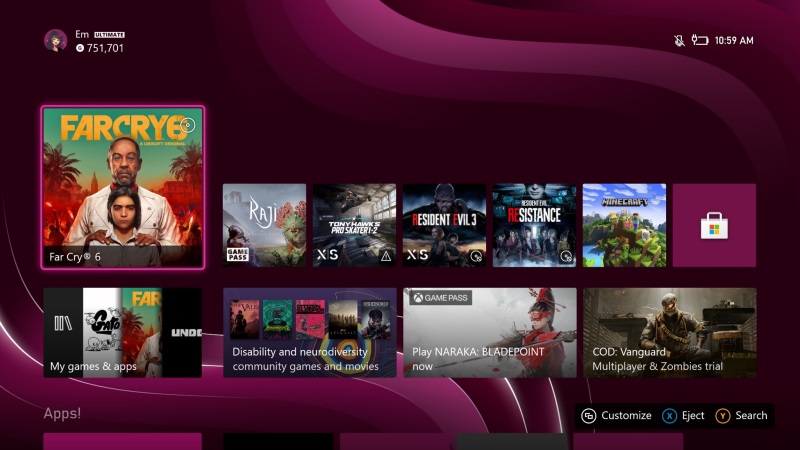 Xbox systm dostva nov informan ikonky