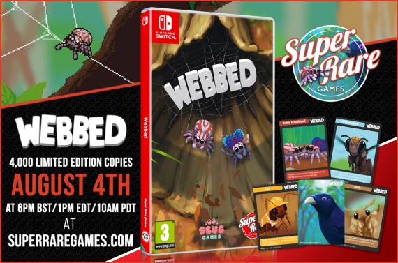2D platformovka Webbed dostane Switch limitku