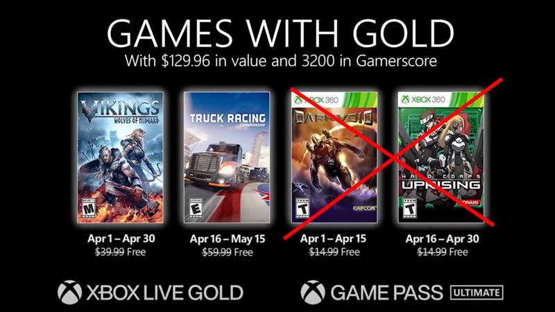 Xbox360 hry v Games With Gold skončia v októbri