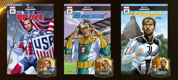 FIFA 23 dostane kartičky superhrdinských futbalistov vo FUT režime