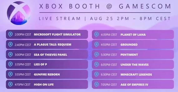 Microsoft za�ina so svojimi streamami z Gamescomu