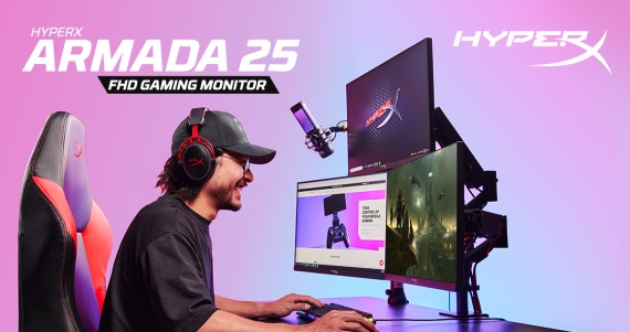 HyperX sa pustil do monitorov, predstavil 25 a 27 palcové verzie