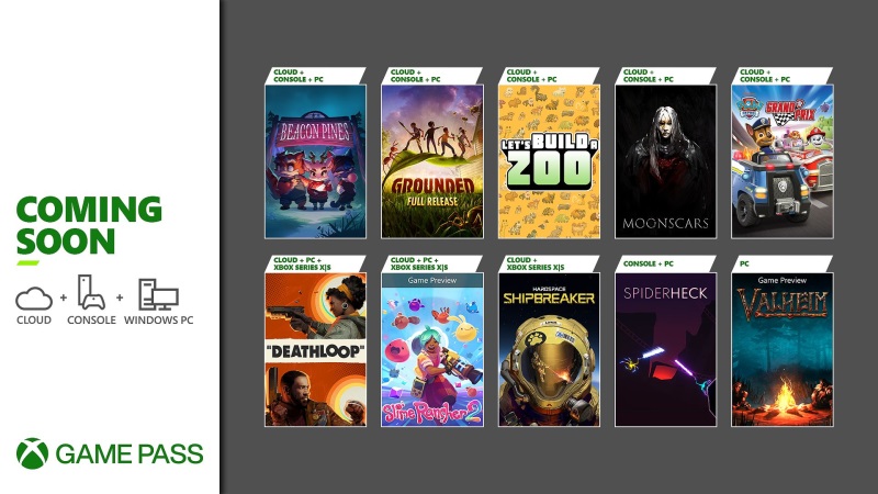 Nové Xbox Game Pass hry predstavené, prichádza Deathloop, Grounded alebo Slime Rancher 2