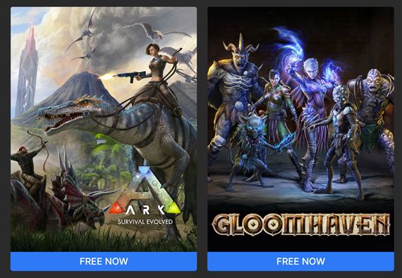 Epic rozdáva hry Ark: Survival Evolved a Gloomhaven