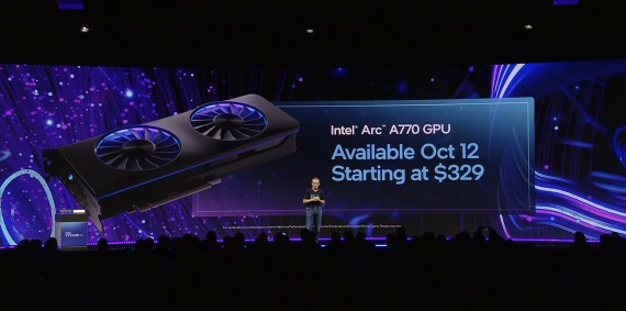 Intel ohlásil Arc A770 grafiku, príde v októbri