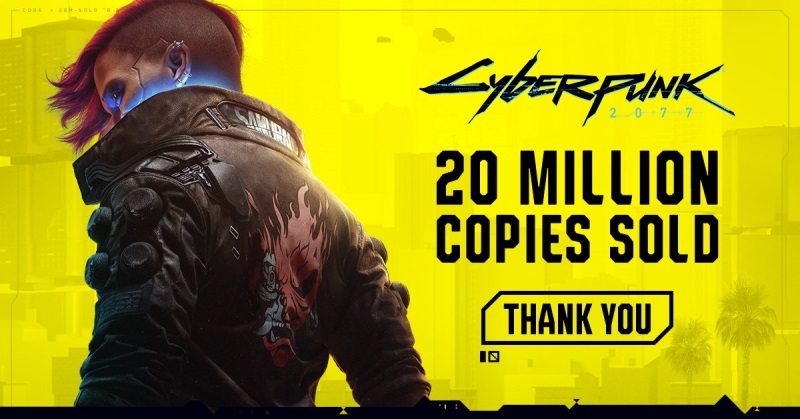 Cyberpunk 2077 predal 20 miliónov kópií