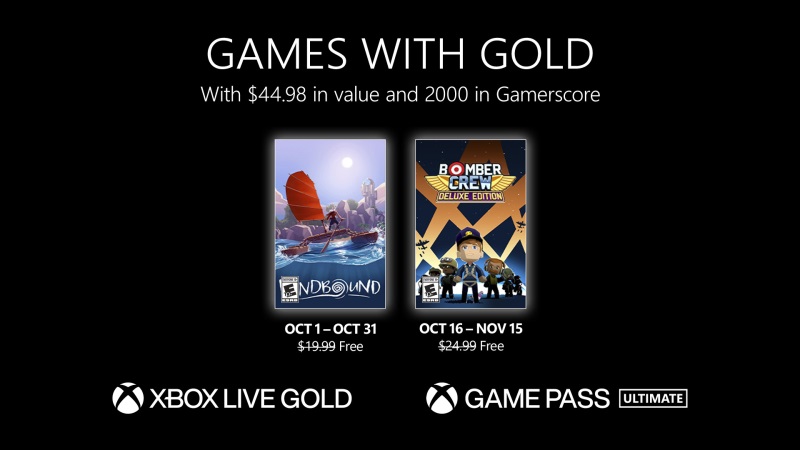 Games With Gold na október boli ohlásené, už sú len dve