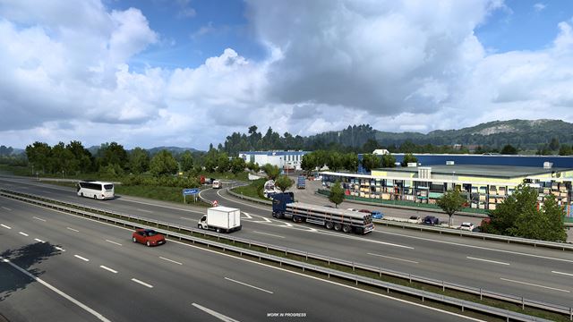 Euro Truck Simulator 2 ukazuje prepracovan� Frankfurt 