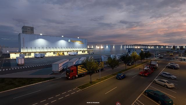 Euro Truck Simulator 2 ukazuje prepracovan� Frankfurt 