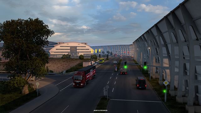 Euro Truck Simulator 2 ukazuje prepracovan� Frankfurt 