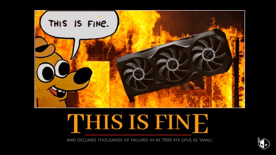 Je každá desiata referenčná Radeon RX 7900 XTX karta pokazená?