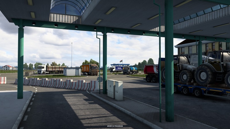Euro Truck Simulator 2 ukazuje hranin priechody zpadnho Balknu