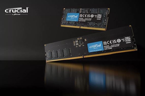 Crucial DDR5 pamäte vyjdú aj v neštandardných 24GB a 48GB veľkostiach