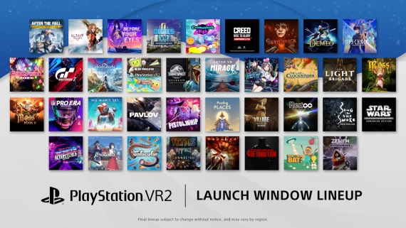 PS VR 2 príde s viac ako 30-timi titulmi