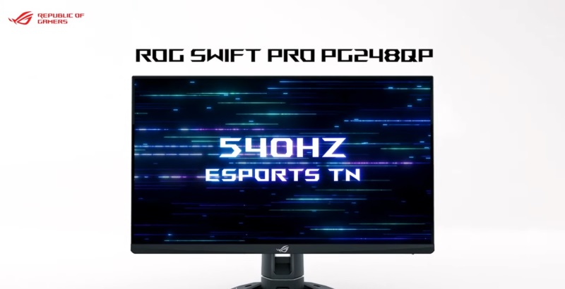 Asus predstavil aj ROG Swift Pro - 540Hz hern monitor