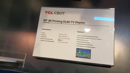 TCL na CES ukzalo tlaen OLED obrazovky  