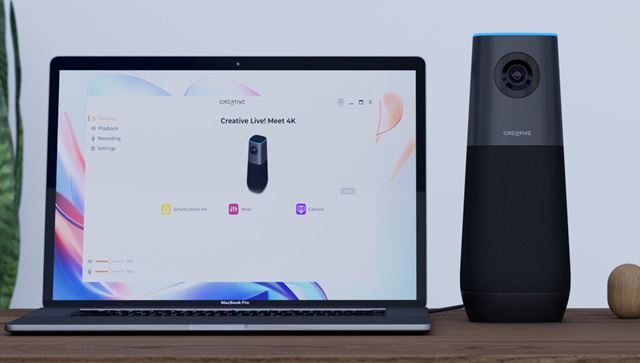 Creative predstavilo 4K kameru pre meetingy - Creative Live! Meet 4K 