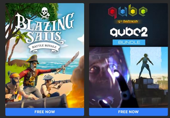 Epic rozdva Qube bundle a Blazing Sails